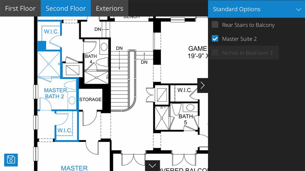 Interactive Floor Plan Options Select Mobile