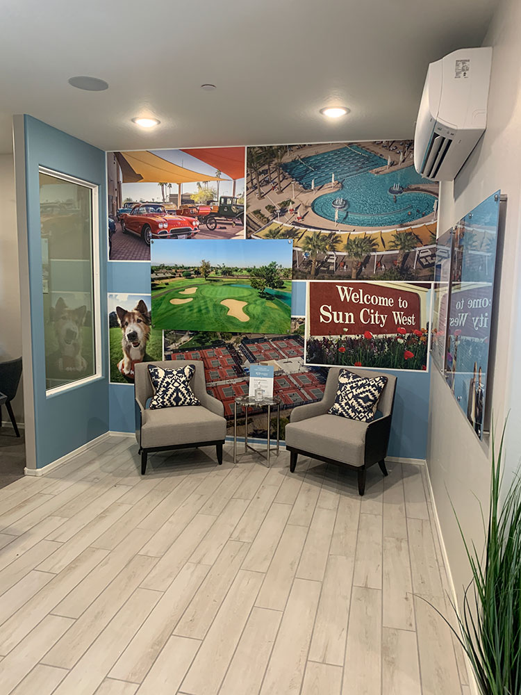 Office Wall Wrap Display