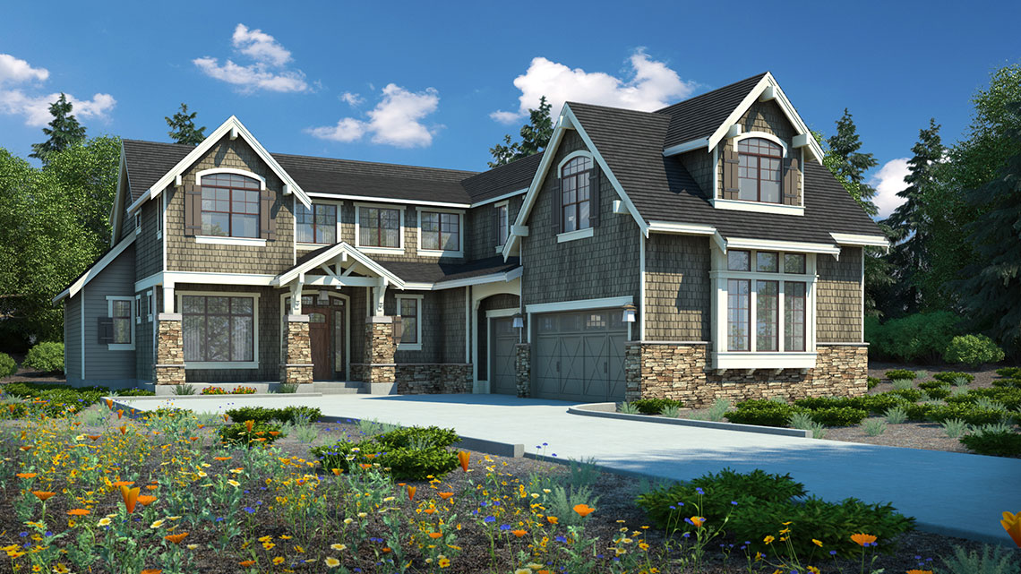 Mercer Island Exterior Rendering