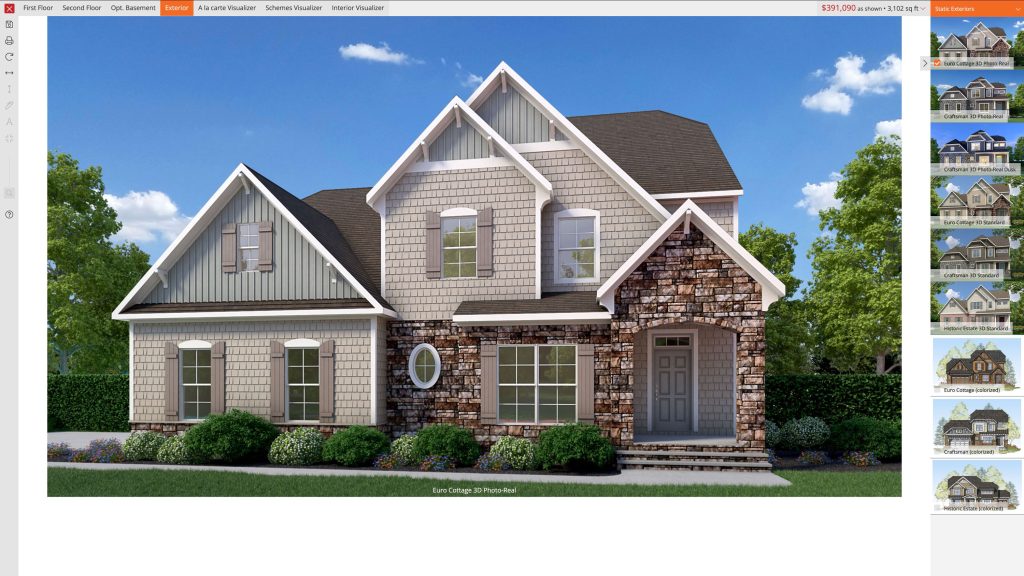 Interactive Floor Plans - Exteriors