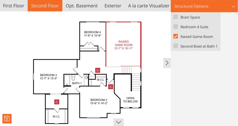 Home Builder Interactive Floor Plans