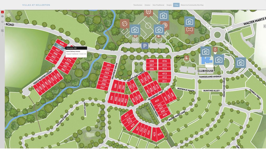 Interactive Site Plan - Overview Drilldown