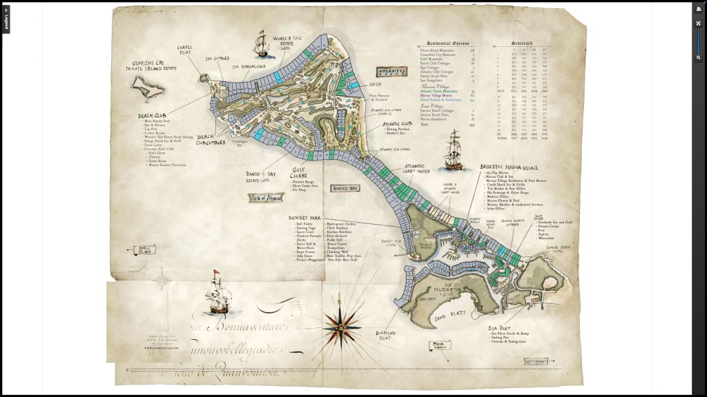 Interactive Site Plan - Pirate Map