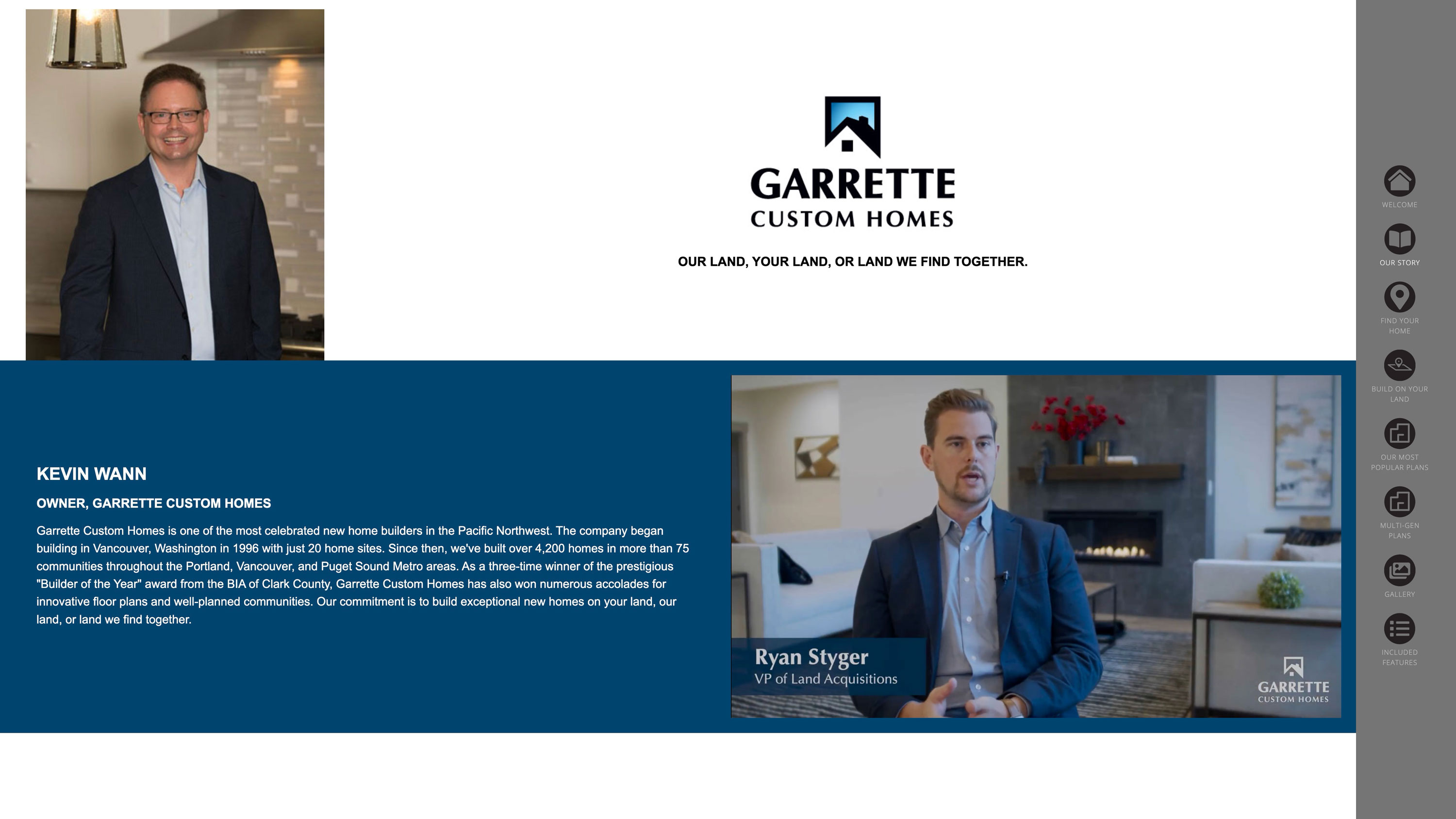 Kiosk - About Us Page