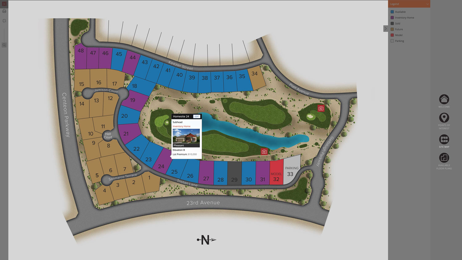 Kiosk - Interactive Site Map