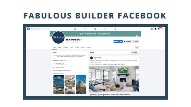 Great Home Builder Social Media Accounts and Posts