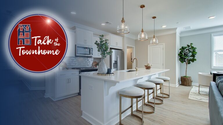 An image of a new build with branding on it 