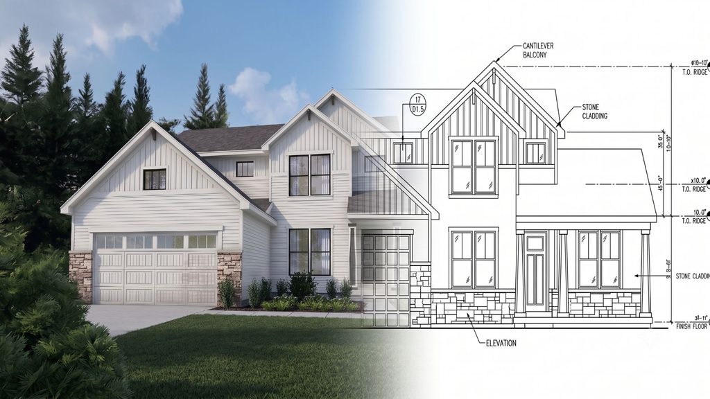 3d Rendering of house